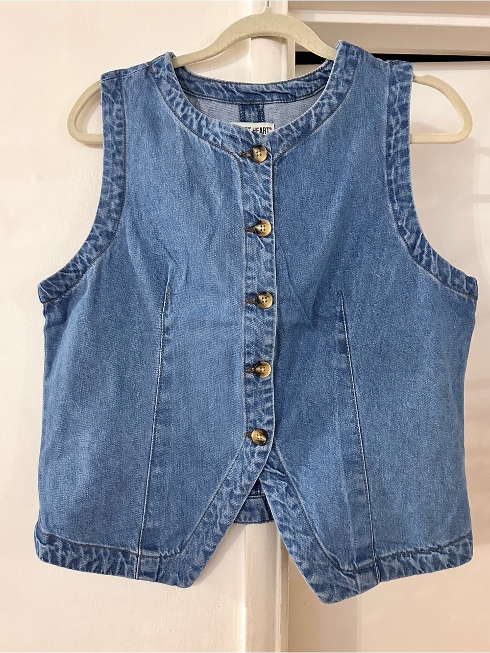 Velvet Heart Light Blue Denim Vest